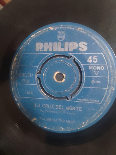 Vinilo Single Palmenia Pizarro La Cruz Del Monte-es El