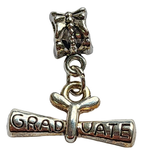 Charm De Diploma  Graduacion 1 Pz. En Estuche Mas Regalo