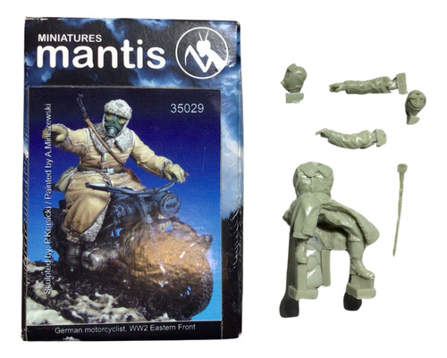 Soldado Aleman 1/35 Motociclista Mantis Miniatures 35029