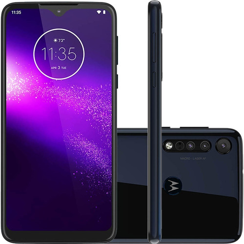 Motorola One Macro 64gb Dual Chip Tela 6.2  4g Anatel