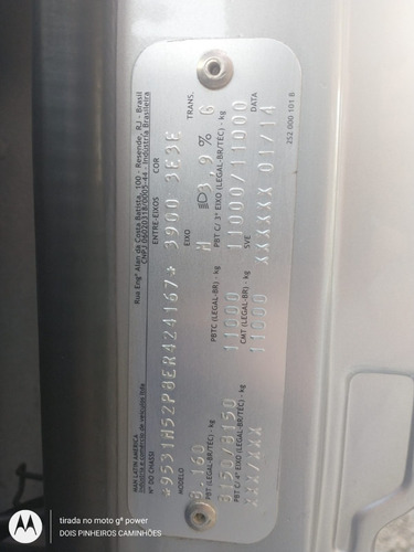 Imagem 12 de 25 de Volkswagen 8160 Ano 2014 No Chassi