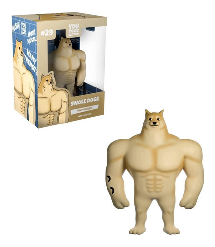 Swole Doge Figura Vinyl  12cm Meme Collection Youtooz