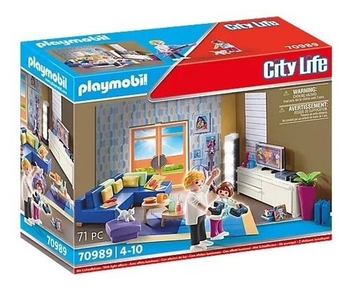 Figuras Para Armar Playmobil City Life Salón Con 71 Piezas