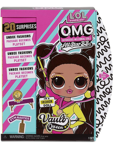 Boneca Lol Surprise Omg Sports Doll Vault Queen - Candide