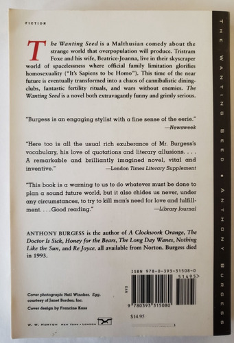 The Wanting Seed - Anthony Burgess