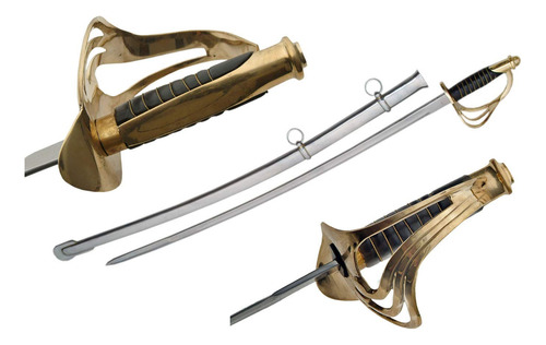Espada Sable 1860 Cavalry En Acero Al Carbono