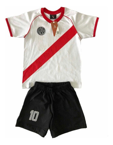 Conjunto Camiseta Short River Plate Niños Producto Oficial