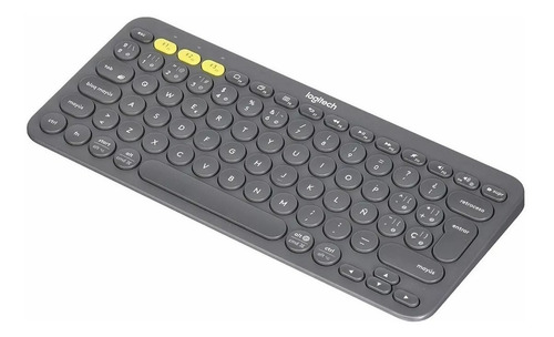 Teclado bluetooth Logitech K380 QWERTY español color grafito