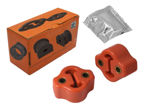 Jgo Gomas Soporte Escape Mofle Con Bujes Para Urvan