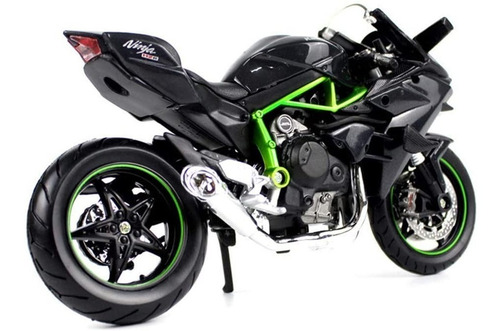 Moto Escala 1/12 Kawasaki Ninja H2 R Negro