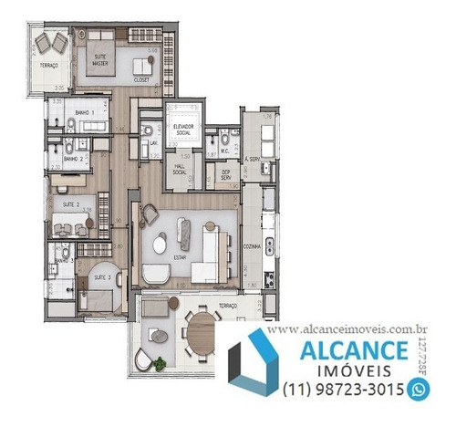 Imagem 6 de 6 de Artisan Moema - Apto De 117 A 255 M² - 3 Dorms. E 3 Suítes - Ap00120 - 34174869