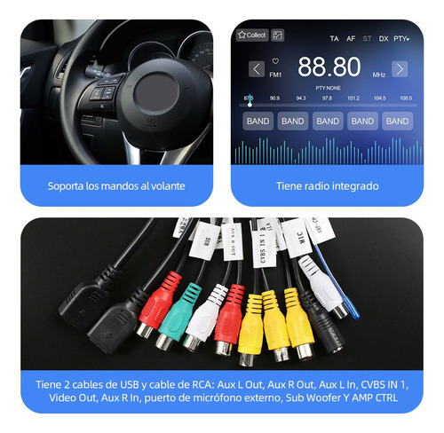 Checheestéreo 4+64g Carplay Para Mazda Cx5 2013-2017 4k Wifi