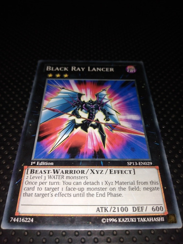 Carta Yugioh Black Ray Lancer
