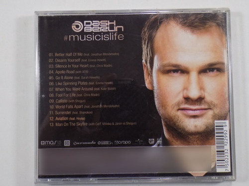 Dash Berlin #musicislife Cd México Electrónico Trance 2012 (Usado)