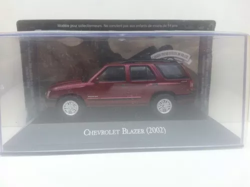 Miniatura Carro Blazer 2002 Borgonha Ed 116 Brazer Antiga - WebContinental