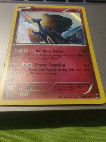 Cartas Pokemon Xerneas 107/162 Holo Breakthrough Bkt (Usado)