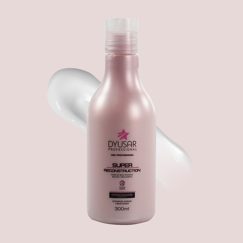 Shampoo 1l E Condicionador De Reconstrução 300ml Linha Super