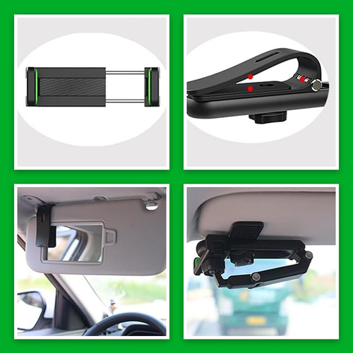 .s Soporte Teléfono Porta Celular 360° Carro Brazo Ajustable