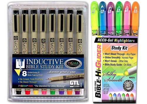 G.t. Luscombe Company, Inc. Accu-gel Bible Study Set Juego