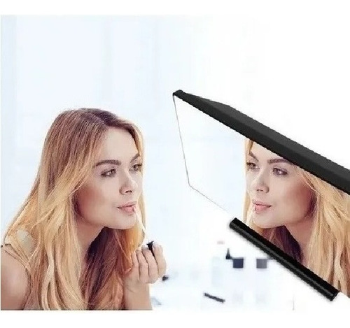 Relogio Despertador De Mesa Digital Led Espelhado Bancada
