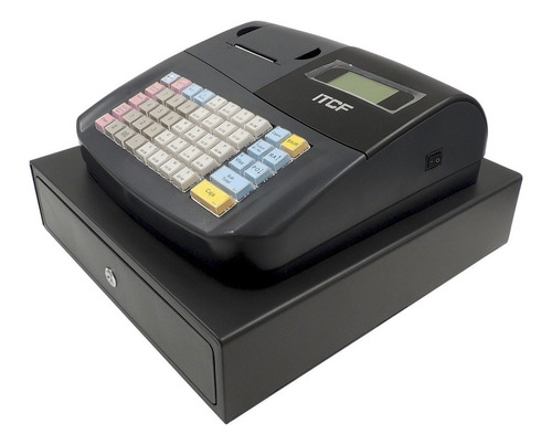 Caja Registradora Itcf-5e  - Negra - Puerto Usb Y Serial Pos