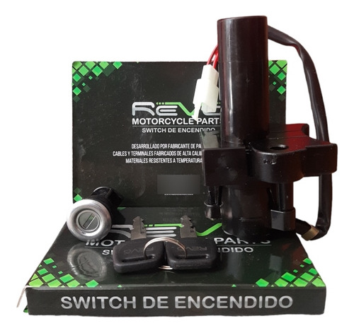 Kit Swich Encendido + Seguro Eco Deluxe - Nxg 100 Motos Hero