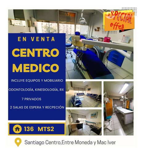 Centro Médico Odontológico Con 7 Privados En Venta Santiago