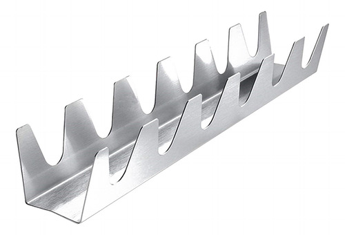 Soporte De Taco De Acero Inoxidable Plateado Soporte Placa