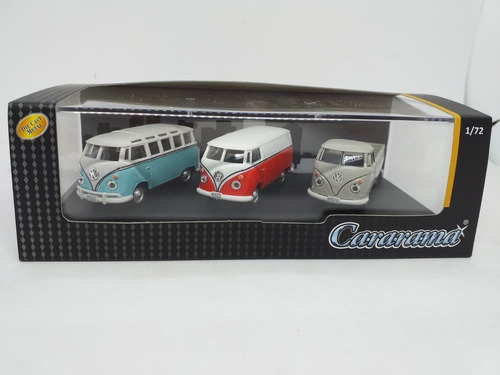 Set De 3 Combi Marca Cararama Escala 1/72