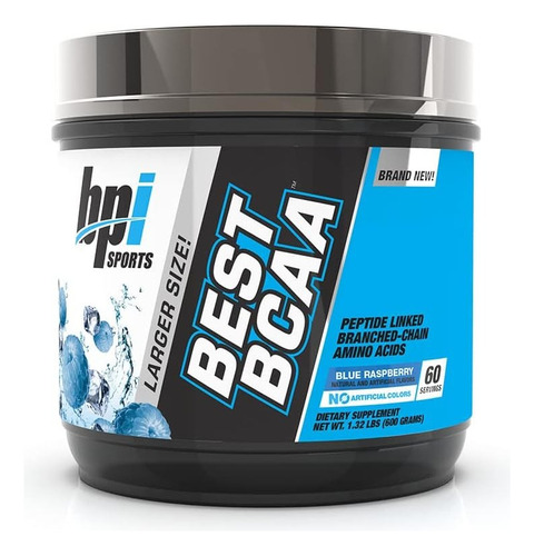 Aminoacido Bpi Best Bcaa 60 Servicios Sabor Blue Raspberry