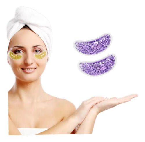 Compresa Gel Reutilizable Mascarilla Ojeras X Par