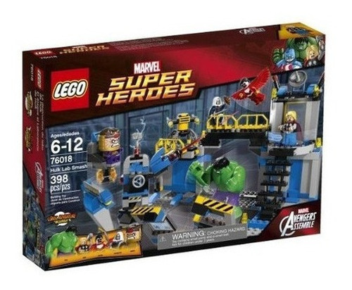 Lego Superheroes 76018 Hulk Lab Smash