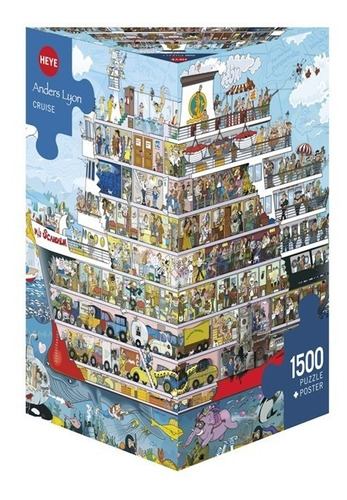 Puzzle 1500 Pz - Cruise Lyon - Heye 29697