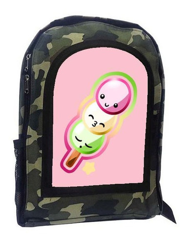 Mochila Camuflada Kawaii Kawai Kaway A31