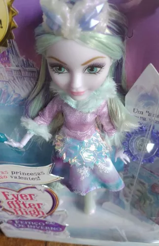 Boneca Ever After High Feitiço De Inverno Crystal Winter