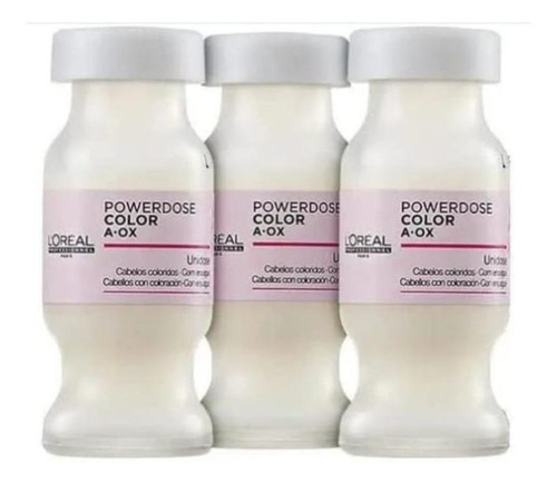 Kit Loreal Ampola Vitamino Color A.ox 10 Ml - 3 Unidades