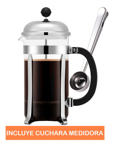 Cafetera Prensa Francesa 350ml French Press Embolo Metalico