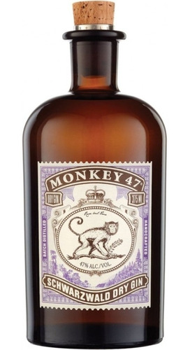 Gin Monkey 47 500ml Ginebra Alemania Botella Dry Gin Trago