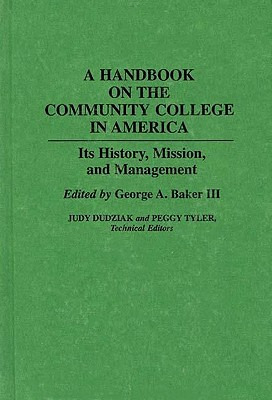 Libro A Handbook On The Community College In America: Its...