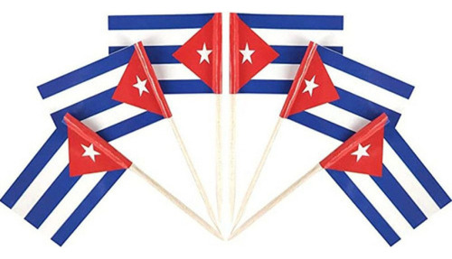 Bandera Palillos Dientes Cubanos New 2024