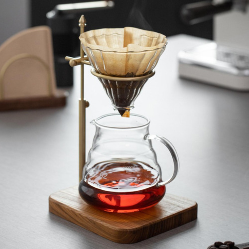 Soporte Para Filtro De Café, Soporte De Madera Para Filtro