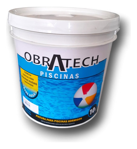 Latex Sumergible Profesional 10l Obratech Resistente Al Agua