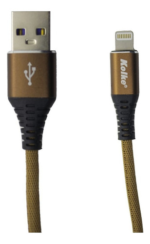Cable Compatible Con iPhone - 2 Metros - Apto Carga Rapida