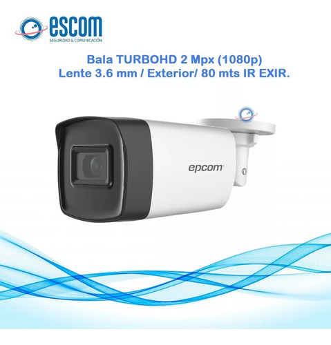Kit 4 Camaras Epcom 1080p 2mp Cctv Circuito Cerrado Cct