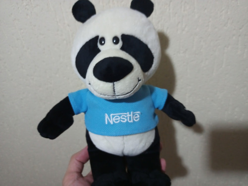 2 Pelúcias Nestlé Filhotes Elefante+panda Usados Na Condicao (Usado)