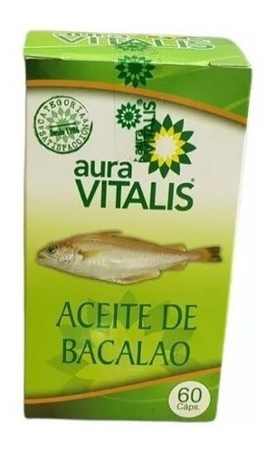 Pack 2 Ác. Higado Bacalao Av Cap X 60 U Auravitalis