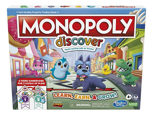 Monopoly Descubre Juego De Mesa Para Niños A Partir De 4 A.