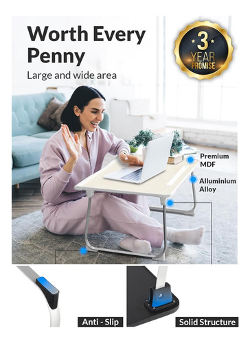 Cooper Mega Table Xxl - Computadora Portátil Cama, Ban...
