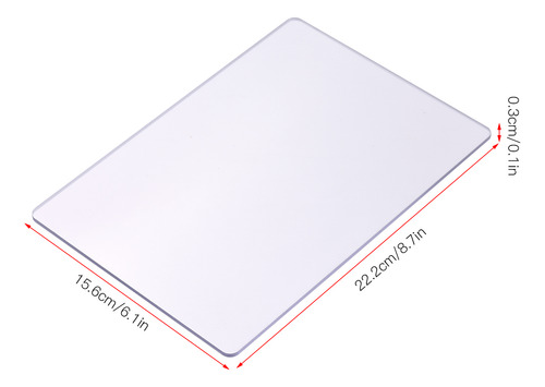 Accesorio De Almohadilla De Cortar Transparente, Placa De Po