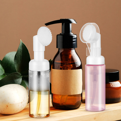 Frasco De Espuma Para Limpeza Facial Mini 4 Unidades